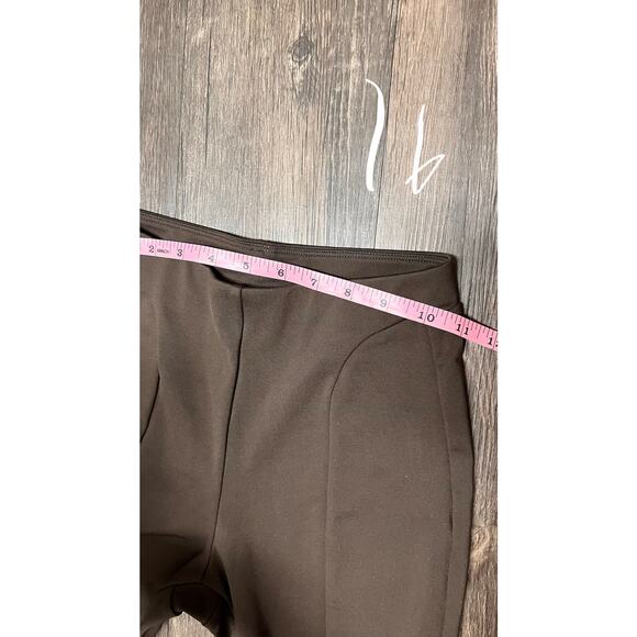 Alo Yoga Brown High Waist Flare Leggings Front Slit Bootcut S 29” Clean Girl - Picture 6 of 10